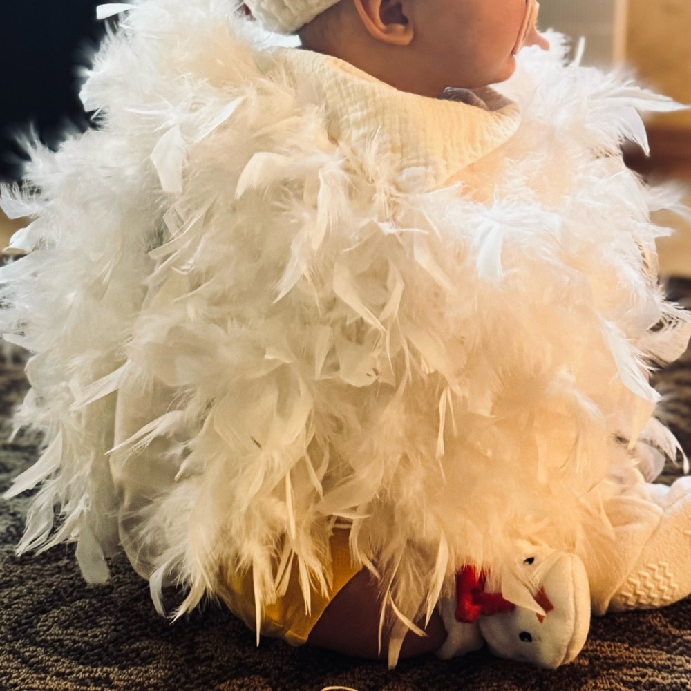 Homemade Baby Chicken Costume